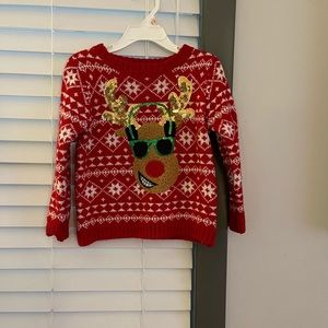 Joy land Christmas sweater. Worn once for about an hour 2T